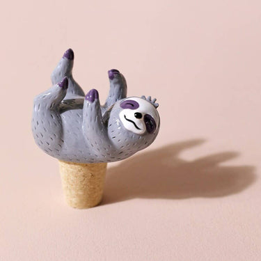 Sloth Bottle Stopper - Lisa Angel